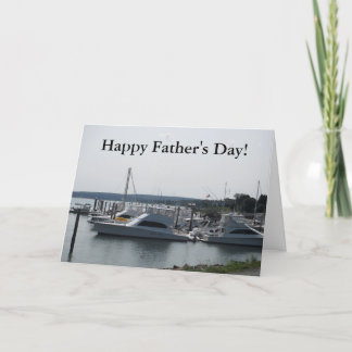 Tarjeta de felicitación del día de padre con los