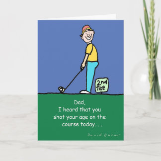 Tarjeta de felicitación del día de padre con tema
