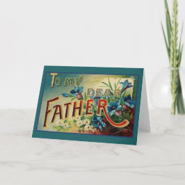 Tarjeta de felicitación del día de padre del