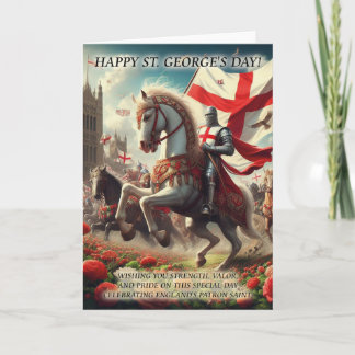 Tarjeta de felicitación del día de San Jorge