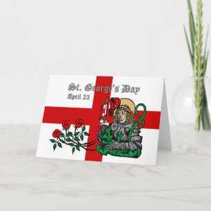 Tarjeta de Felicitación del Día de San Jorge (Vers