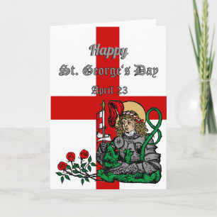 Tarjeta de Felicitación del Día de San Jorge (Vers