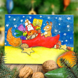 tarjeta de felicitación del día de San Nicolás de 