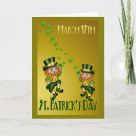 Tarjeta de Felicitación del Día de San Patricio