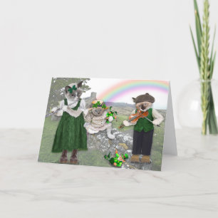 Tarjeta de felicitación del Día de San Patricio de