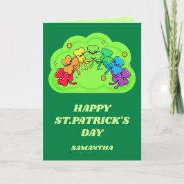 Tarjeta de felicitación del día de San Patricio de