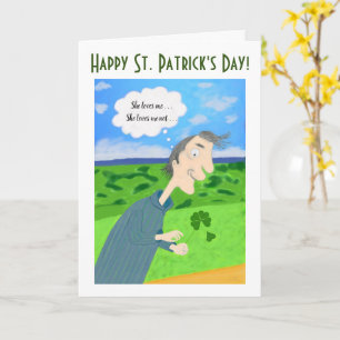 Tarjeta de felicitación del día de San Patricio Su