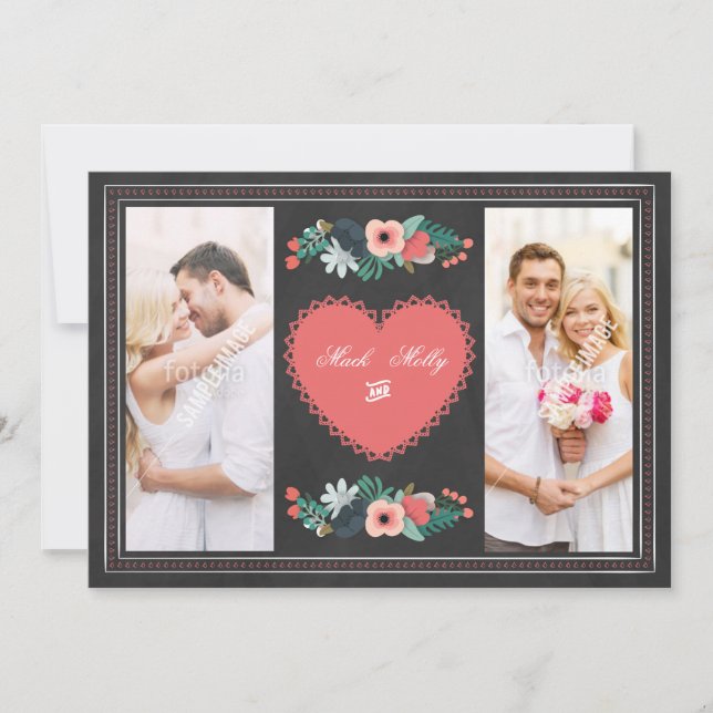 tarjeta de felicitación del día de San Valentín (Anverso)