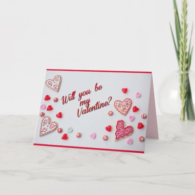tarjeta de felicitación del día de San Valentín (Anverso)