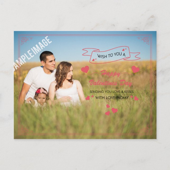 tarjeta de felicitación del día de San Valentín (Anverso)