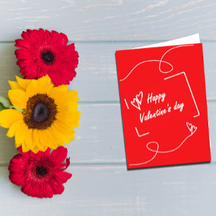 tarjeta de felicitación del Día de San Valentín