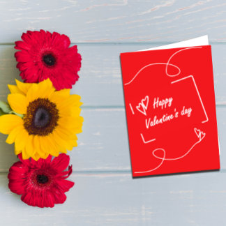 tarjeta de felicitación del Día de San Valentín