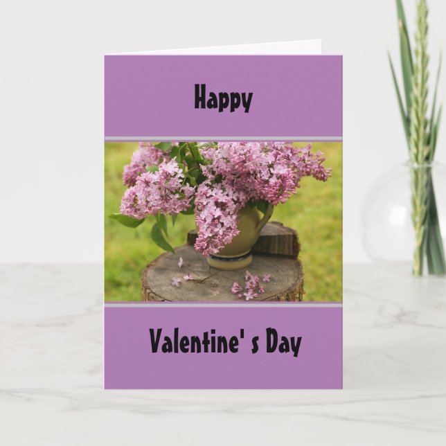 Tarjeta de felicitación del día de San Valentín de (Anverso)