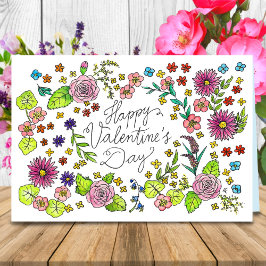 Tarjeta de felicitación del día de San Valentín de