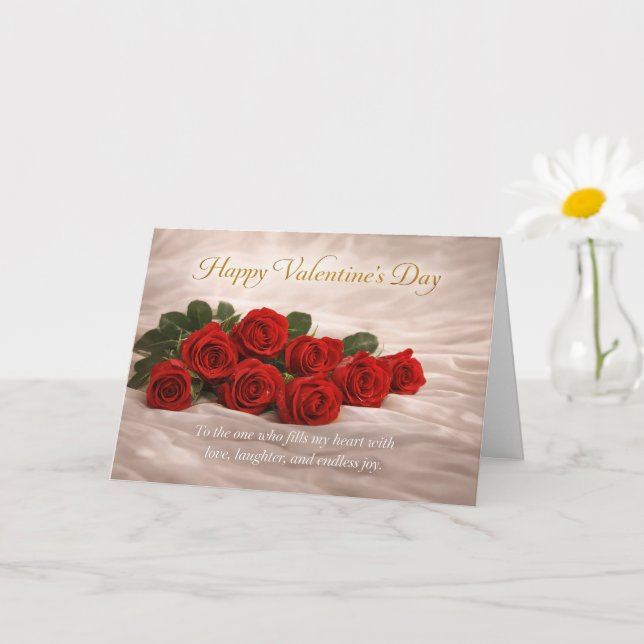 Tarjeta de felicitación del día de San Valentín de (Planta pequeña)