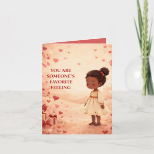 Tarjeta de felicitación del día de San Valentín pa