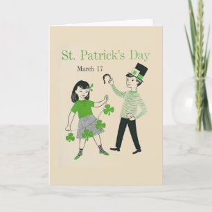 Tarjeta de felicitación del día de St Patrick
