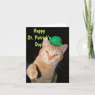 Tarjeta de felicitación del día de St Patrick