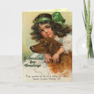 Tarjeta de felicitación del día de St Patrick