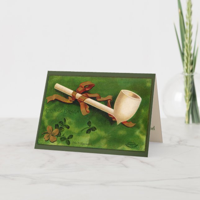 Tarjeta de felicitación del día de St Patrick (Anverso)