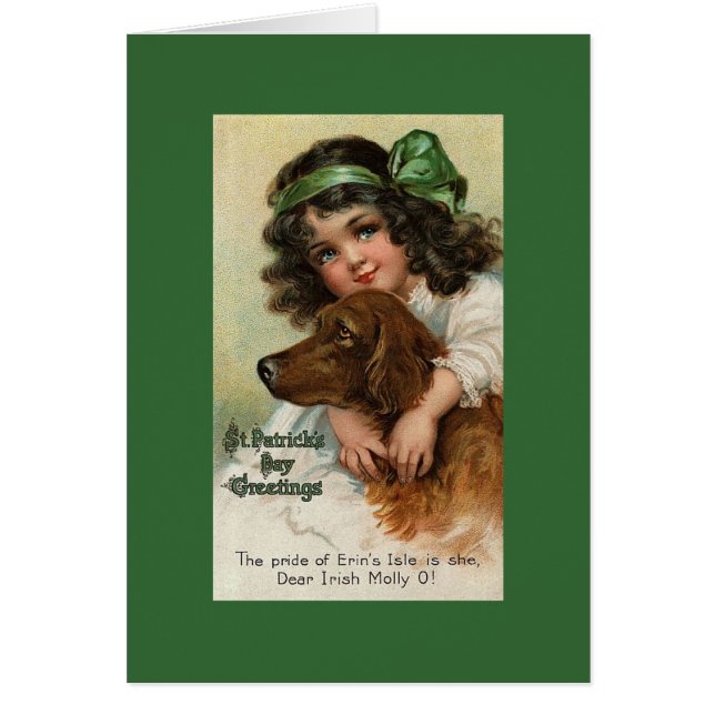 Tarjeta de felicitación del día de St Patrick del (Frente)