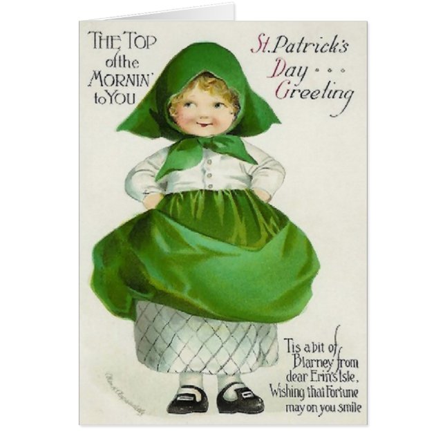 Tarjeta de felicitación del día de St Patrick del (Frente)