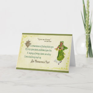 Tarjeta de felicitación del día de St Patrick del
