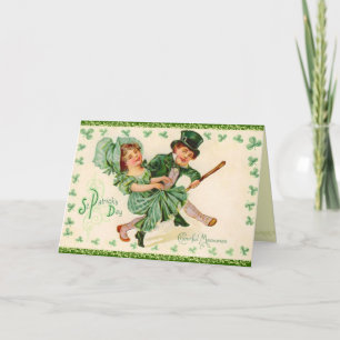 Tarjeta de felicitación del día de St Patrick del