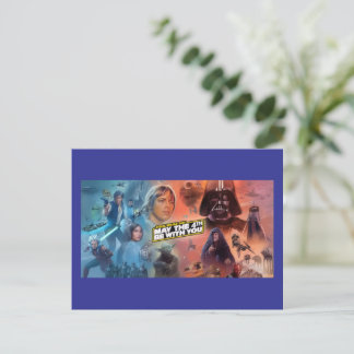 Tarjeta de felicitación del día de Star Wars (4 de