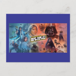 Tarjeta de felicitación del día de Star Wars (4 de