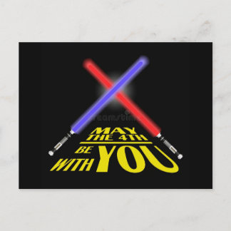 Tarjeta de Felicitación del Día de Star Wars (4 de
