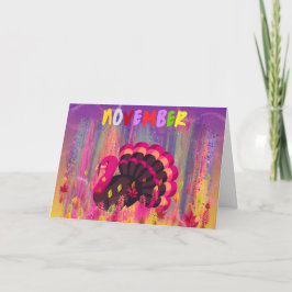 Tarjeta de felicitación del Día de Turquía