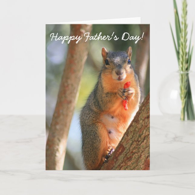 Tarjeta de felicitación del Día del Padre (Anverso)