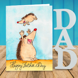 Tarjeta de felicitación del Día del Padre de Nicol
