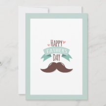 Tarjeta de felicitación del Día del Padre Feliz