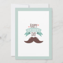Tarjeta de felicitación del Día del Padre Feliz