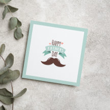 Tarjeta de felicitación del Día del Padre Feliz