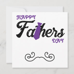Tarjeta de felicitación del Día del Padre Feliz Mo