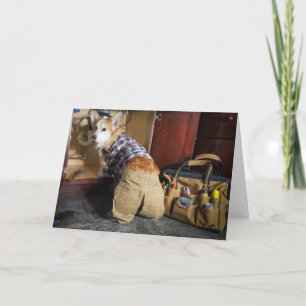 Tarjeta de felicitación del Día del Padre para fon