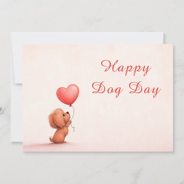 Tarjeta de Felicitación del Día del Perro – Divert (Anverso)