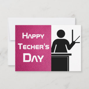 Tarjeta de felicitación del día del profesor