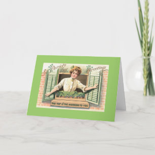 Tarjeta de felicitación del día del St. Patricks