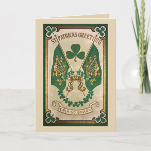 Tarjeta de felicitación del día del St. Patricks