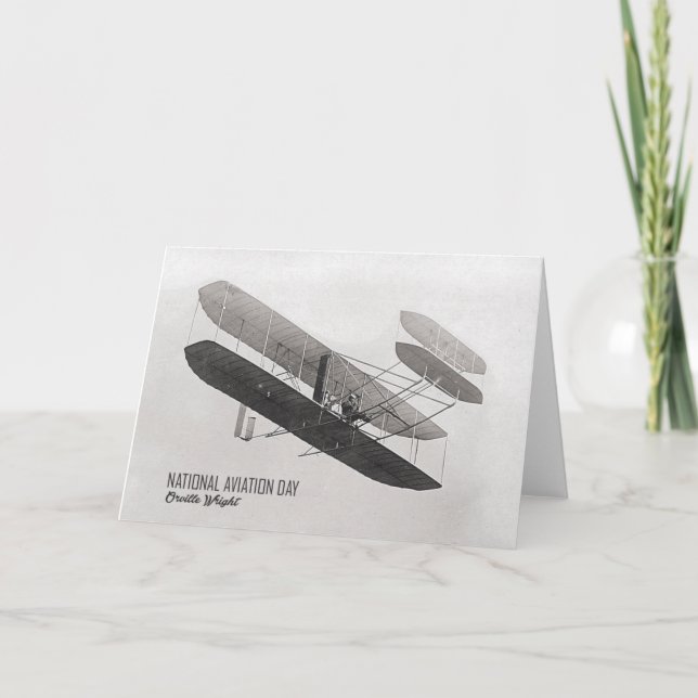 Tarjeta de felicitación del Día Nacional de la Avi (Anverso)