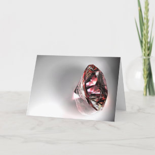 Tarjeta de felicitación del diamante