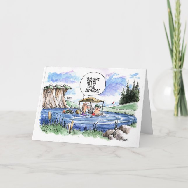 Tarjeta de felicitación del dibujo animado del (Anverso)