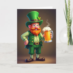 Tarjeta de Felicitación del Duende Afortunado