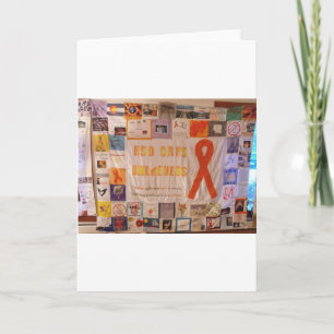 Tarjeta de felicitación del edredón de RSD