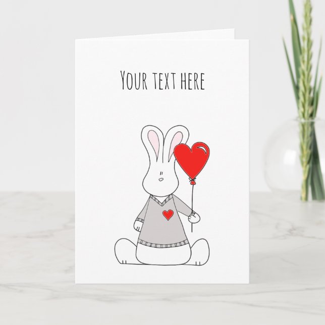 Tarjeta de felicitación del el día de San Valentín (Anverso)