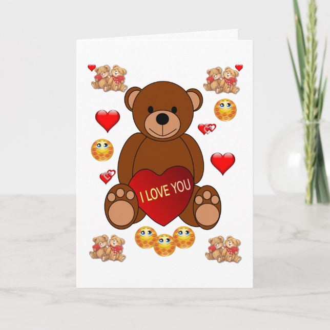 Tarjeta de felicitación del el día de San Valentín (Anverso)